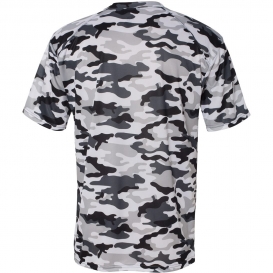 Badger Sport 4181 Camo Short Sleeve T-Shirt - White