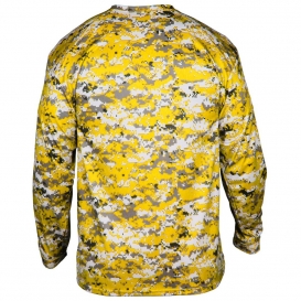 Badger Sport 4184 Digital Camo Long Sleeve T-Shirt - Gold Digital