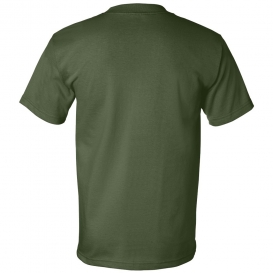 Bayside 5100 USA-Made Short Sleeve T-Shirt - Army