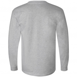 Bayside 6100 USA-Made Long Sleeve T-Shirt - Dark Ash