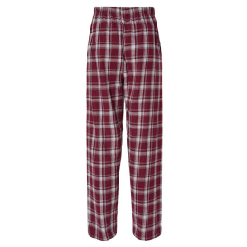 Boxercraft BM6624 Harley Flannel Pants - Heritage Maroon Plaid