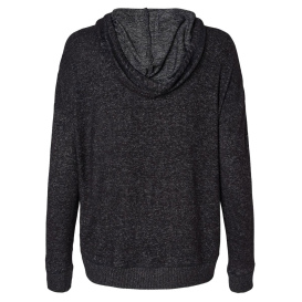 Boxercraft BW1501 Women\'s Cuddle Fleece Hooded Pullover - Black Heather