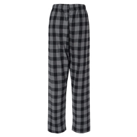 Boxercraft BW6620 Women\'s Haley Flannel Pants - Charcoal/Black Buffalo