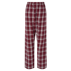 Boxercraft BW6620 Women\'s Haley Flannel Pants - Heritage Maroon Plaid