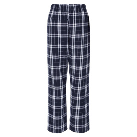 Boxercraft BW6620 Women\'s Haley Flannel Pants - Navy/Silver