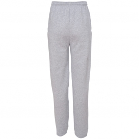 Champion P800 Double Dry Eco Open Bottom Sweatpants with Pockets - Light Steel