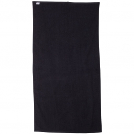 Carmel Towel Company C3060 Velour Beach Towel - Black