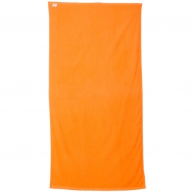 Carmel Towel Company C3060 Velour Beach Towel - Tangerine