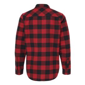 Independent Trading Co. EXP50F Flannel Shirt - Red/Black