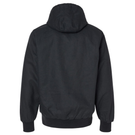 Independent Trading Co. EXP550Z Insulated Canvas Workwear Jacket - Black