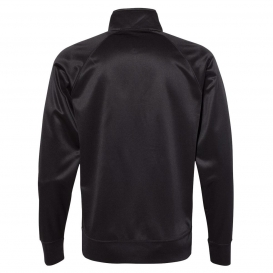 Independent Trading Co. EXP70PTZ Unisex Poly-Tech Full-Zip Track Jacket - Black/Black