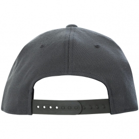 Flexfit 110F Flat Bill Snapback Cap - Dark Grey