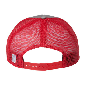 The Game GB452E Everyday Trucker Cap - Grey/Red