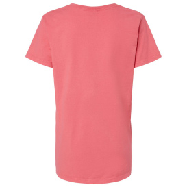 ComfortWash GDH125 Garment-Dyed Women\'s V-Neck T-Shirt - Coral Craze
