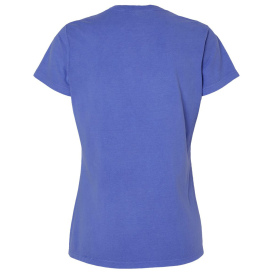 ComfortWash GDH125 Garment-Dyed Women\'s V-Neck T-Shirt - Deep Forte Blue