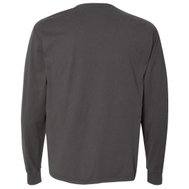 ComfortWash GDH200 Garment-Dyed Long Sleeve T-Shirt - New Railroad Grey