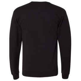 ComfortWash GDH400 Garment-Dyed Unisex Crewneck Sweatshirt - Black