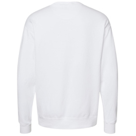 ComfortWash GDH400 Garment-Dyed Unisex Crewneck Sweatshirt - White