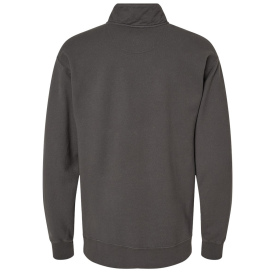 ComfortWash GDH425 Garment-Dyed Quarter-Zip Sweatshirt - New Railroad Grey