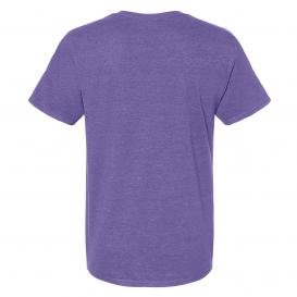 Fruit of the Loom IC47MR Unisex Iconic T-Shirt - Retro Heather Purple