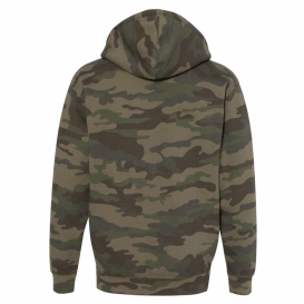 Independent Trading Co. IND4000Z Full-Zip Hooded Sweatshirt - Forest Camo