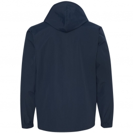 Independent Trading Co. EXP95NB Water Resistant Hooded Windbreaker - Classic Navy