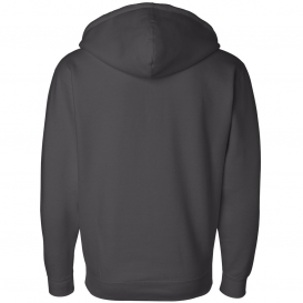 Independent Trading Co. IND4000Z Full-Zip Hooded Sweatshirt - Solid Charcoal