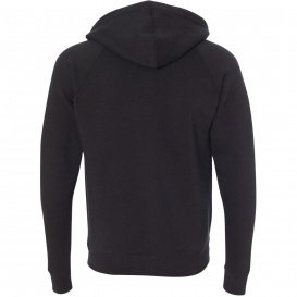 Independent Trading Co. PRM33SBZ Unisex Special Blend Raglan Full-Zip Hooded Sweatshirt - Black