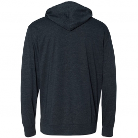 Independent Trading Co. SS150J Lightweight Hooded Pullover T-Shirt - Classic Navy Heather