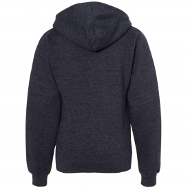 Independent Trading Co. SS4001Y Youth Midweight Hooded Sweatshirt - Charcoal Heather