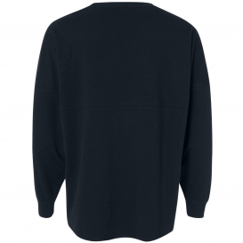 J. America 8229 Unisex Game Day Jersey Long Sleeve T-Shirt - Navy