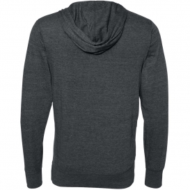 J. America 8231 Jersey Sport Lace Hooded Pullover - Charcoal Heather
