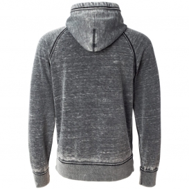 J. America 8915 Vintage Zen Fleece Hooded Pullover Sweatshirt - Dark Smoke