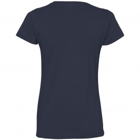 LAT 3516 Women\'s Fine Jersey Tee - Navy