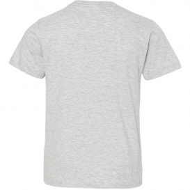 LAT 6101 Youth Fine Jersey T-Shirt - Heather