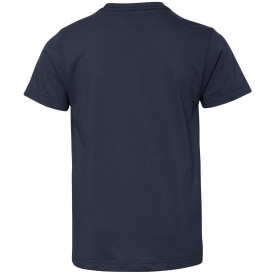 LAT 6101 Youth Fine Jersey T-Shirt - Navy