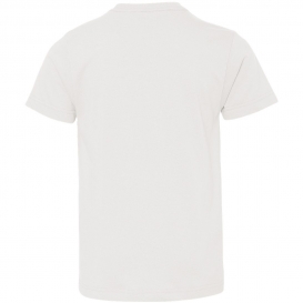 LAT 6101 Youth Fine Jersey T-Shirt - White