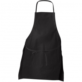Liberty Bags 5502 Two-Pocket Butcher Apron - Black