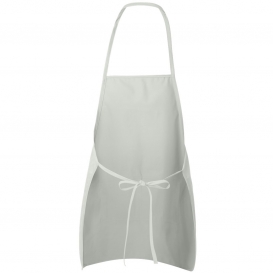 Liberty Bags 5505 Long Butcher Block Apron - White