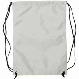 Liberty Bags 8888 Zippered Drawstring Backpack - White