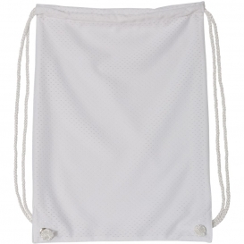 Liberty Bags 8895 Mesh Drawstring Backpack - White