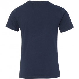 Next Level 3310 Youth Cotton Crew - Midnight Navy
