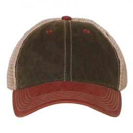 Legacy OFA Old Favorite Trucker Cap - Black/Cardinal/Khaki