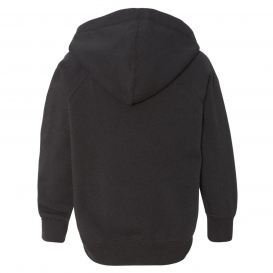 Independent Trading Co. PRM10TSB Toddler Special Blend Raglan Hooded Sweatshirt - Black