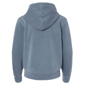 Independent Trading Co. PRM1500Y Youth Midweight Pigment-Dyed Hooded Sweatshirt - Pigment Slate Blue