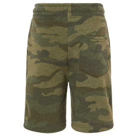 Independent Trading Co. PRM16SRT Youth Lightweight Special Blend Sweatshorts - Forest Camo Heather