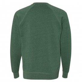 Independent Trading Co. PRM30SBC Unisex Special Blend Raglan Sweatshirt - Moss