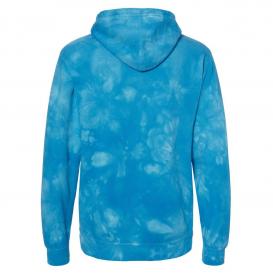 Independent Trading Co. PRM4500TD Midweight Tie-Dye Hooded Sweatshirt - Tie Dye Aqua Blue