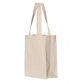 Q-Tees Q1000 12L Gussetted Shopping Bag - Natural