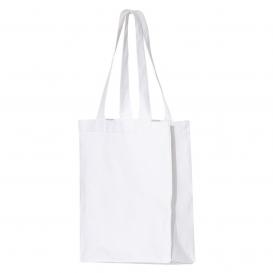 Q-Tees Q1000 12L Gussetted Shopping Bag - White